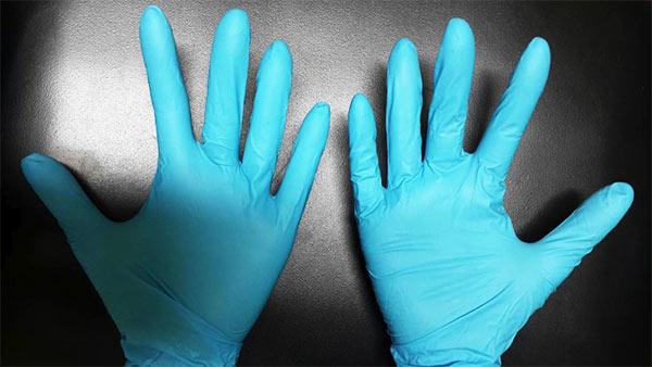 guantes de nitrilo para residuos biológicos